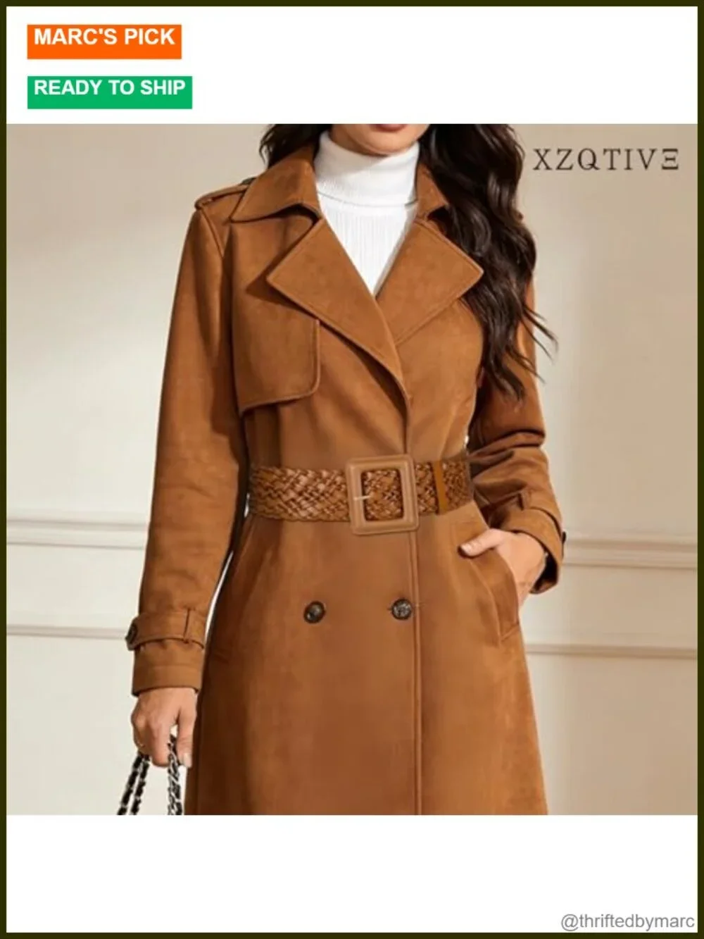 Women Wide Braided Leather Belt with Square Buckle, Woven Waistband